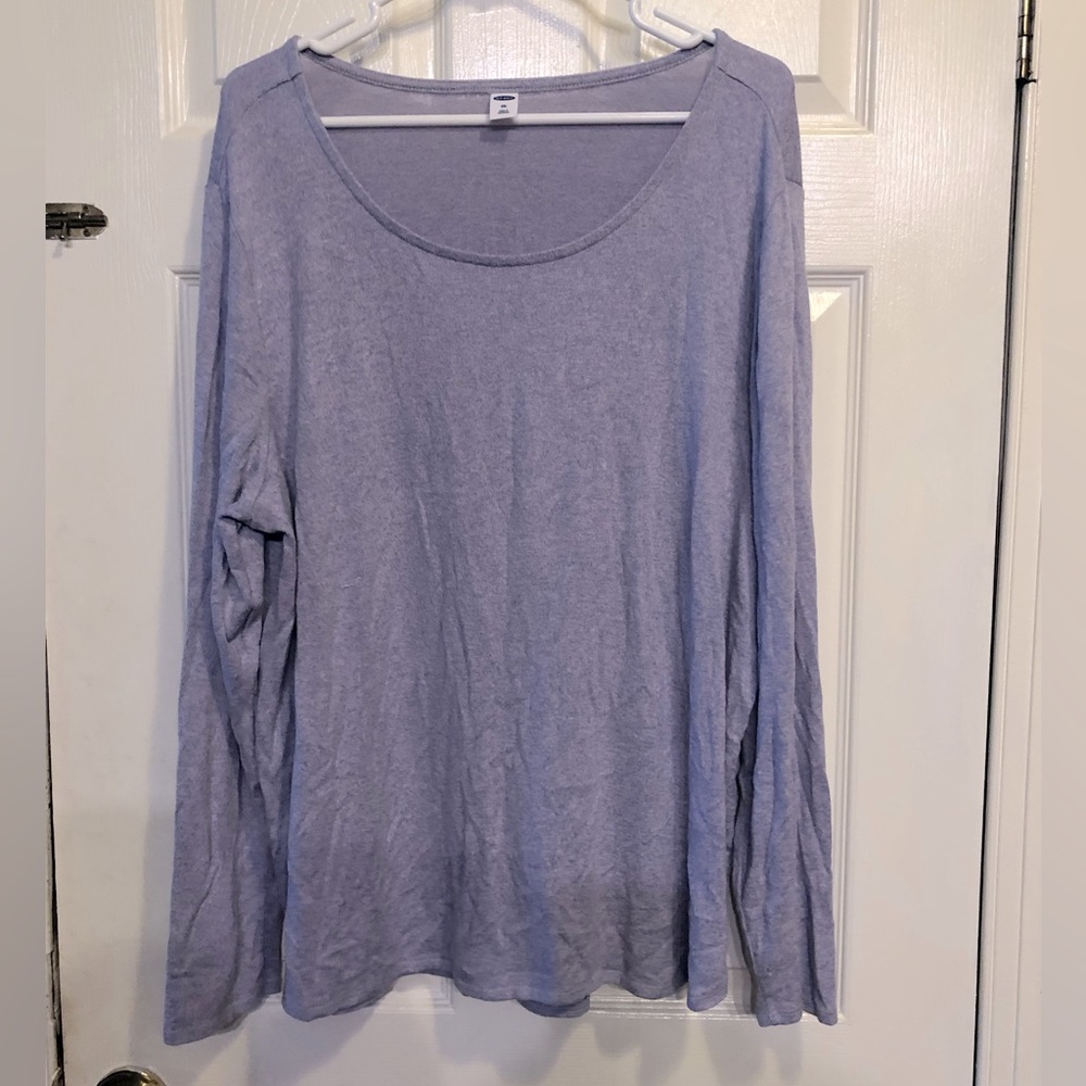 Old Navy light purple heather cozy knit long length shirt. .